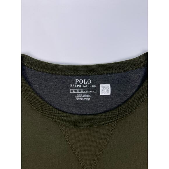 Polo Ralph Lauren Forest Green Crewneck Sweatshirt Size XL - Picture 7 of 10